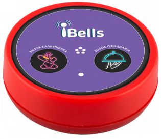 фото Кнопка вызова iBells Plus K-D2-K (красный), фото 1