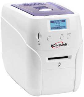 фото Принтер пластиковых карт Pointman NUVIA N10, односторонний, ручная подача карт, USB & Ethernet (N10-0001-00-S), фото 1