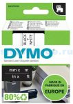 Картридж с виниловой лентой D1 для принтеров DYMO Label Manager, пластик, черный шрифт, 9 мм х 7 м Белый (DYMO40913)