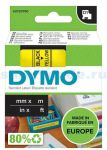 Картридж с виниловой лентой D1 для принтеров DYMO Label Manager, пластик, черный шрифт, 9 мм х 7 м Желтый, (5 шт/уп) (DYMO40918)